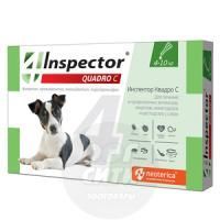 ИНСПЕКТОР КВАДРО капли д/с 4-10кг (1 пипетка)