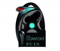 FLEXI Рулетка NEW COMFORT L 5 м. ремень до 60 кг.