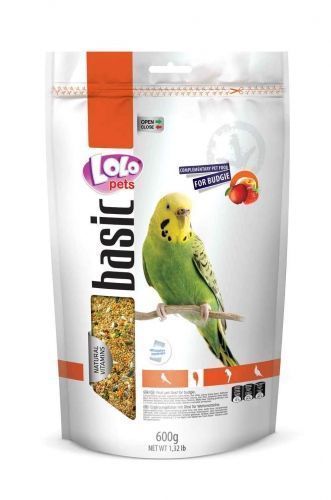 Корм д/волн.попугаев Lolo Pets 600гр полнорационный Дойпак