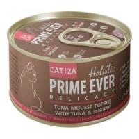Prime Ever  д/к консервы тунец с креветками 80 гр. ж/б