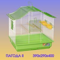 Клетка д/птиц Пагода-2 большой поддон