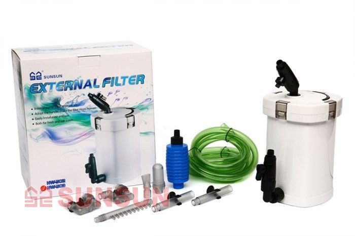 SunSun HW-503  внешний фильтр с канистрой 5W(350л/ч, акв до 65л) 4 ступени фильтрации