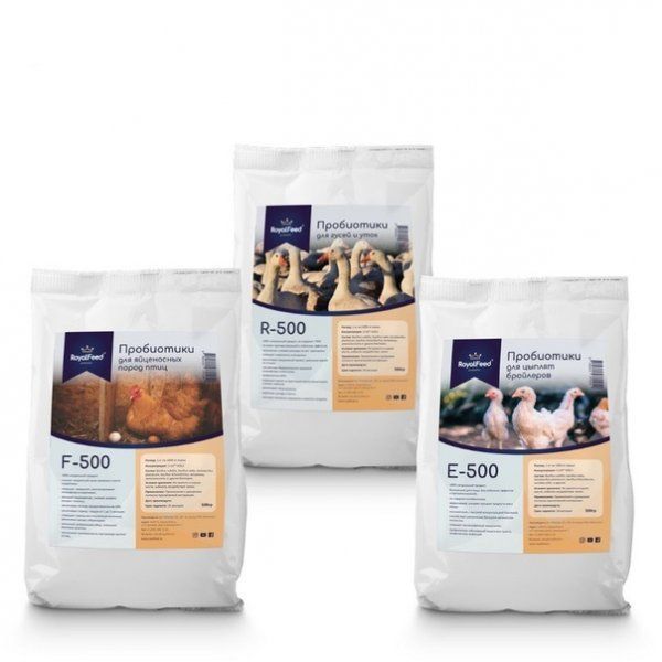 Кормовой концентрат для яйценосных птиц ROYAL FEED D-500 гр.