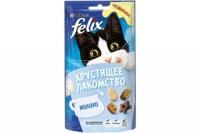 Феликс хрустящее лакомство д/кошек Молоко 60 г.