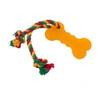 Доглайк Эластомер кость большая с канатом