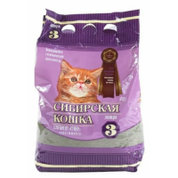 Наполнитель для кошачьего туалета Сибирская кошка СУПЕР комкующийся 3 л. для котят