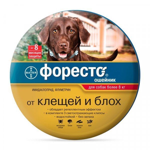 Ошейник Форесто  инсектоакар.