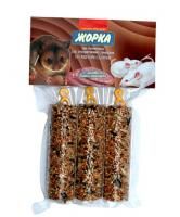 ЖОРКА медовые батончики  д/грызунов Салями(3шт) 150г