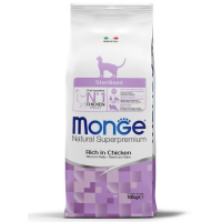 Корм для кошек Monge Cat Sterilized Монже для стерилизованных кошек 10 кг. сух.