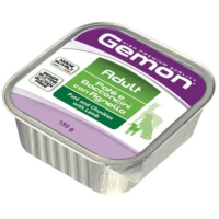 Gemon dog для собак паштет с кусочками ягненка