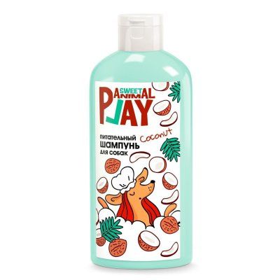 Шампунь д/с и кошек Animal Play питательный Взрывной кокос 300 мл.