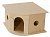 Домик д/грызунов угловой 30*30*18 см ДАРЭЛЛ