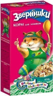 ЗВЕРЮШКИ 450 гр д/хомяков корм (Зоомир)