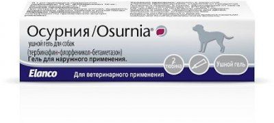 Осурния ушной гель д/собак 1мл №2