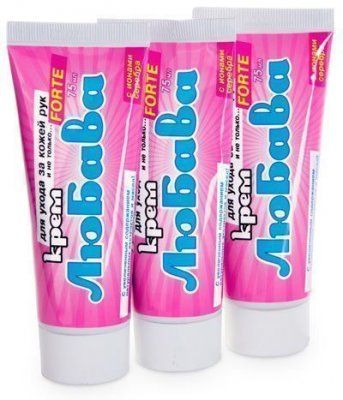 Любава 75мл крем с ионами серебра