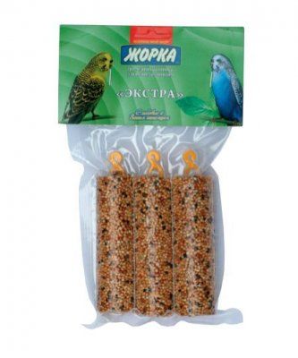 ЖОРКА медовые батончики д/попугаев Экстра(3шт) 150г