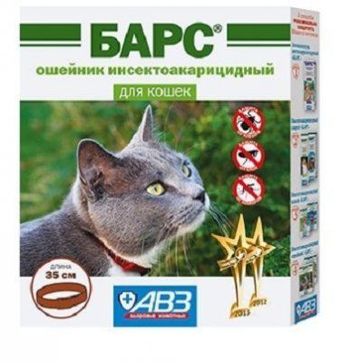 БАРС ошейник д/к инсект. 35см