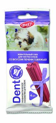 Снек жеват.DENTд/с мелких пород (печень говяжья) TitBit