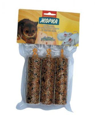 ЖОРКА медовые батончики  д/грызунов Сыр(3шт) 150г