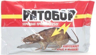 Ратобор зерно от грызунов 250 гр.