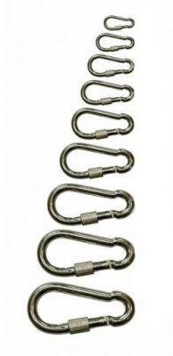 Карабин монтажный с замком 12+