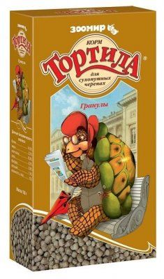 Тортила 150 гр. гранулы корм д/сухопут.черепах