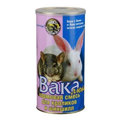 ВАКА Люкс 800 гр д/кроликов и шиншилл корм
